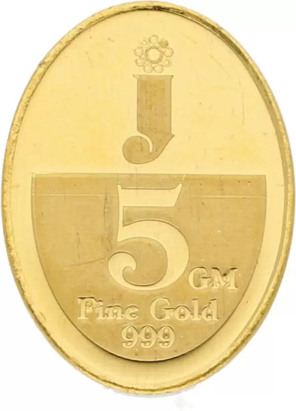 Sri Jagdamba Pearls George King 24 999 K 5 g Yellow Gold Coin-