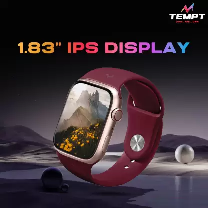 TEMPT Verge with Calling Function I Multi Sports Mode I SpO2 Heart Rate Monitor I Smartwatch-