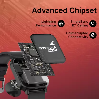 Fastrack Revoltt FS1|1.83 Display|Fastcharge|110+ Sports Mode|200+ Smartwatch-