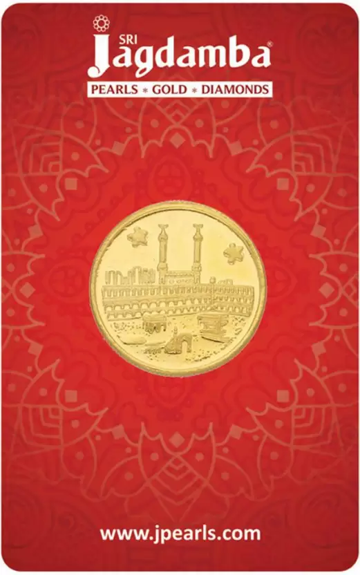 Sri Jagdamba Pearls Mecca 24 999 K 5 g Gold Coin-