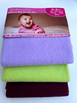 Chetak Organics PVC (Polyvinyl Chloride) Baby Bed Protecting Mat Three73, Free, Pack of 3-