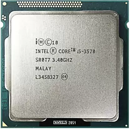 betaohm 3.4 GHz LGA 1155 Intel Core i5 3570 3rd Generation Processor Excellent Performance Processor Processor  (Silver)-