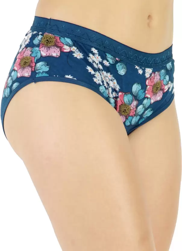 Pack of 3 Women Hipster Multicolor Panty-
