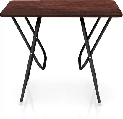 wow craft Wow Craft Foldable and Portable Engineered Wood 2 Seater Dining Table  Finish Color - Broen, Pre-assembled-