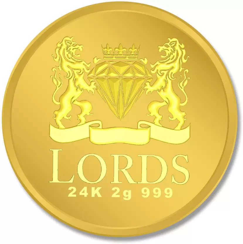 LORDS JEWELS Ganesh ji 24 999 K 1 g Yellow Gold Coin-