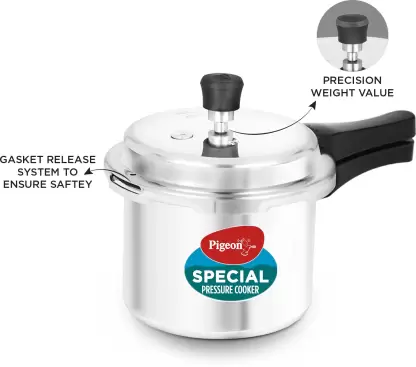 Pigeon Special Combo Pack 2 L, 3 L, 5 L Pressure Cooker  (Aluminium)-